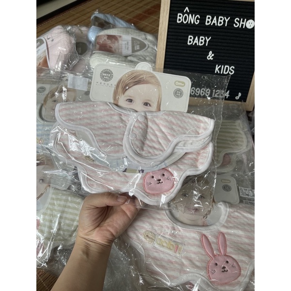 Yếm tròn cho bé .