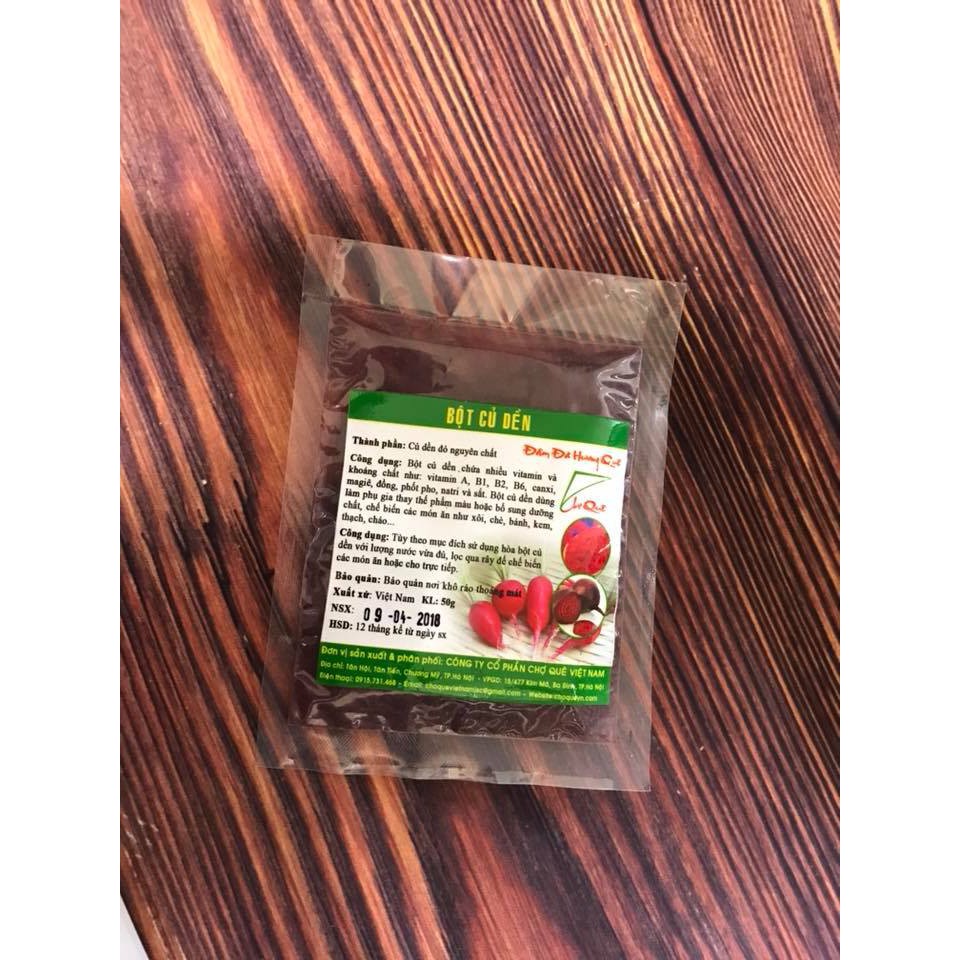 Bột màu củ dền gói 50g