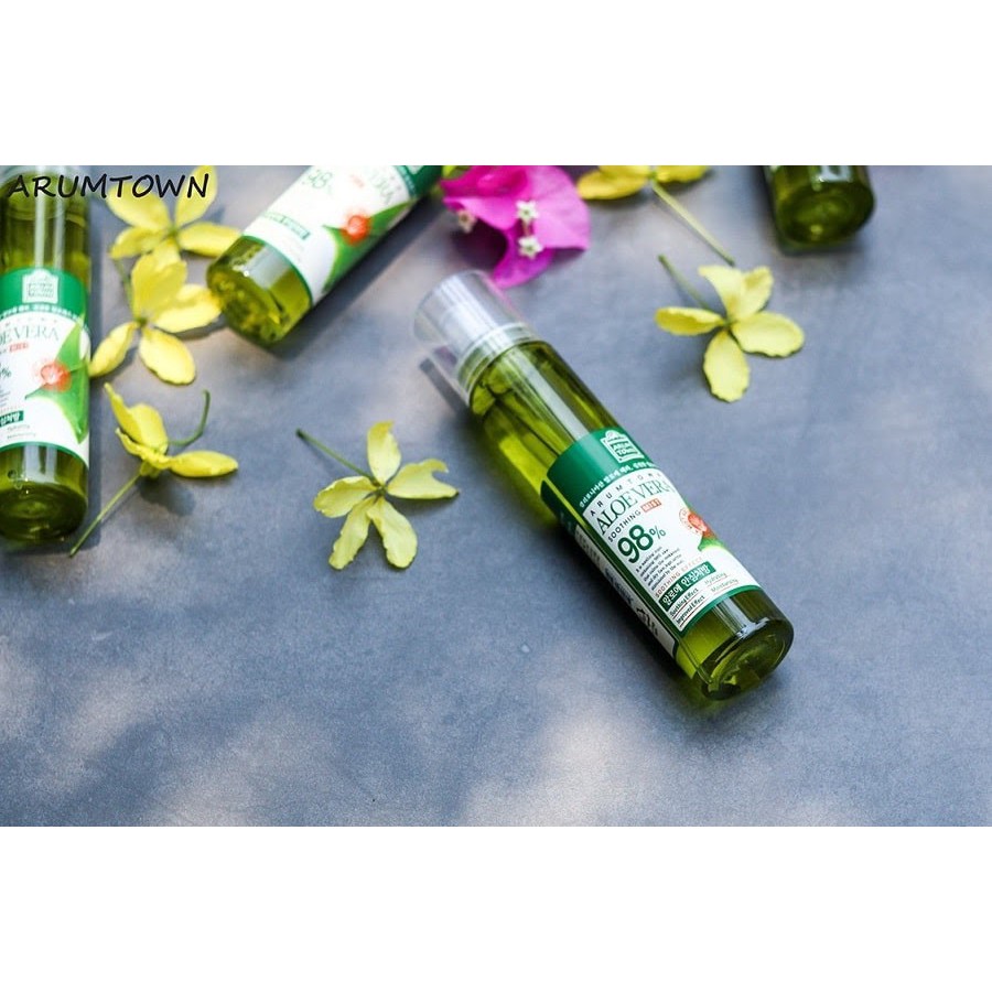 Xịt Khoáng Chiết Xuất Lô Hội Cấp Ẩm Arumtown Aloe Vera Soothing Mist 118ml