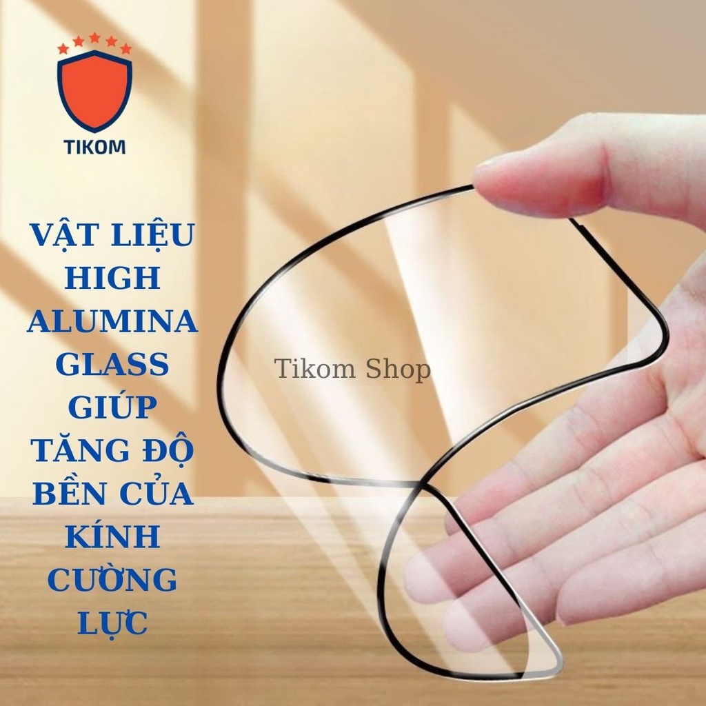 Kính cường lực chống ánh sáng xanh điện thoại iphone 13/12/11/pro/promax/mini/ x/xr/xs/6/7/8/plus/s/splus - Tikom Shop