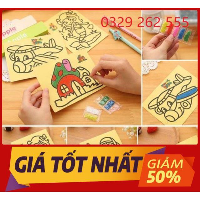 Tranh cát khổng lồ cho bé