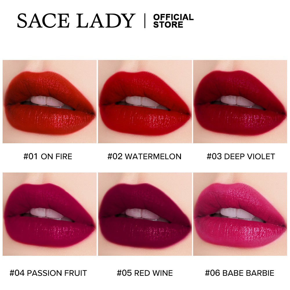 Set Son Môi / Son Lót/ Kem Che Khuyết Điểm Sace Lady Mỹ Lâu Trôi Trang Điểm Thời Trang 61g | BigBuy360 - bigbuy360.vn