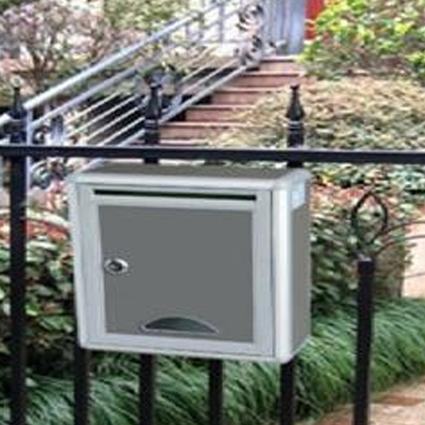 Hộp Thư Hộp Thư Treo Tường Có Khóa Chất Liệu Hợp Kim Nhôm