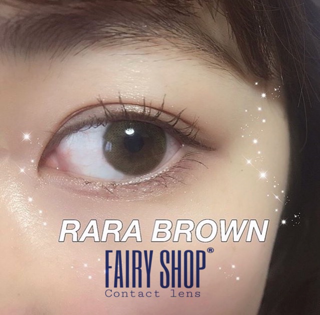 Áp tròng RARA BROWN 14.0 - Kính Áp Tròng FAIRY SHOP CONTACT LENS