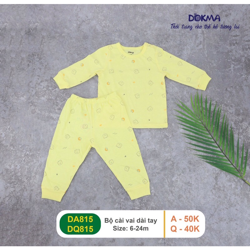 Bộ cài vai dài tay Dokma 815 (Sz 9-24m)