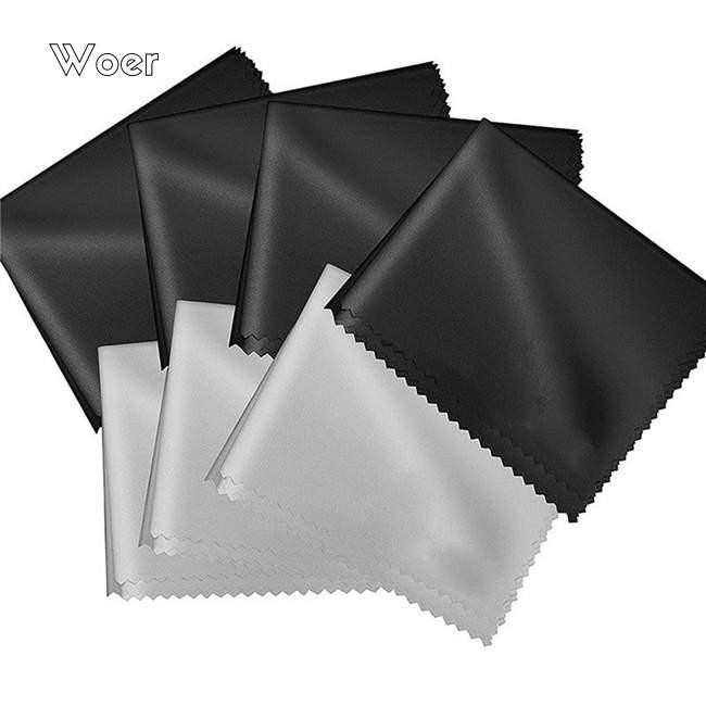 Woer 10Pcs Saw Tooth Edge Microfiber Cleaning Cloths