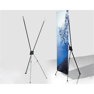 chân standee chữ X khổ 0.8x1.8m loại thường