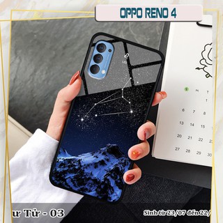 Ốp lưng kính OPPO Reno 4 cung hoàng đạo