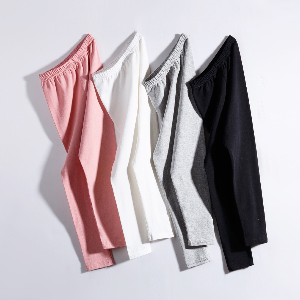 Quần Legging Cotton Nguyên Chất Dáng Ôm Co Giãn Phong Cách Phương Tây 90-160cm