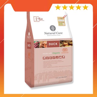 1kg thức ăn hữu cơ natural core cho chó thịt vịt