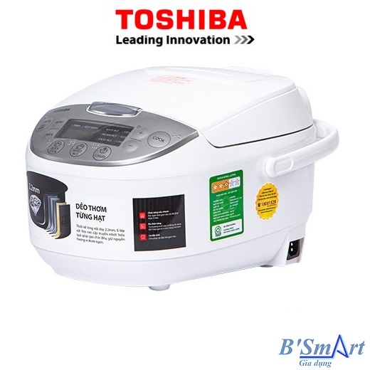 Nồi cơm điện tử Toshiba RC-18DH2PV(W) 1.8 Lít
