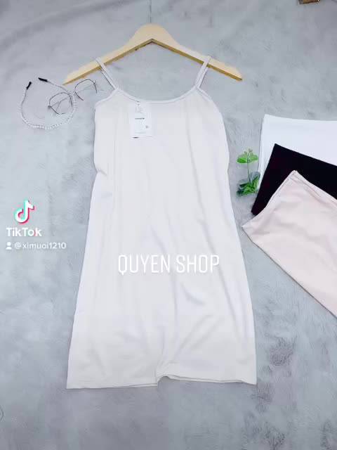 [Mã FATREND02 giảm đến 30k đơn 99k] Váy Lót 2 Dây Mềm Mịn Thoáng Mát Có Dây Tăng Đưa - QS QUYEN SHOP | BigBuy360 - bigbuy360.vn