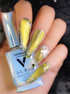 Mắt mèo vinimay màu gold