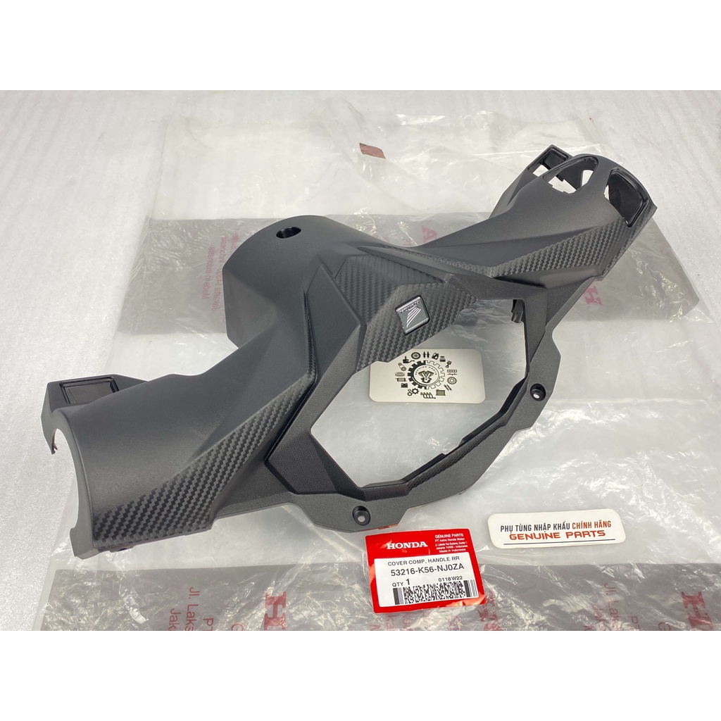 Bợ đồng hồ GTR 150 V2 nhập khẩu Honda Indo, Ốp tay lái Bàn thờ 53216K56NJ0ZA