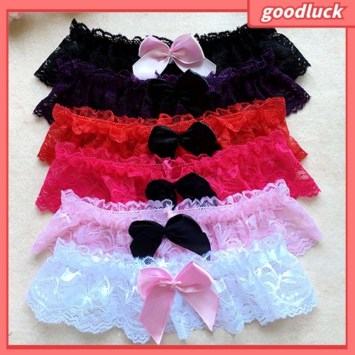 Đai ren đeo đùi đính nơ đáng yêu cho nữ