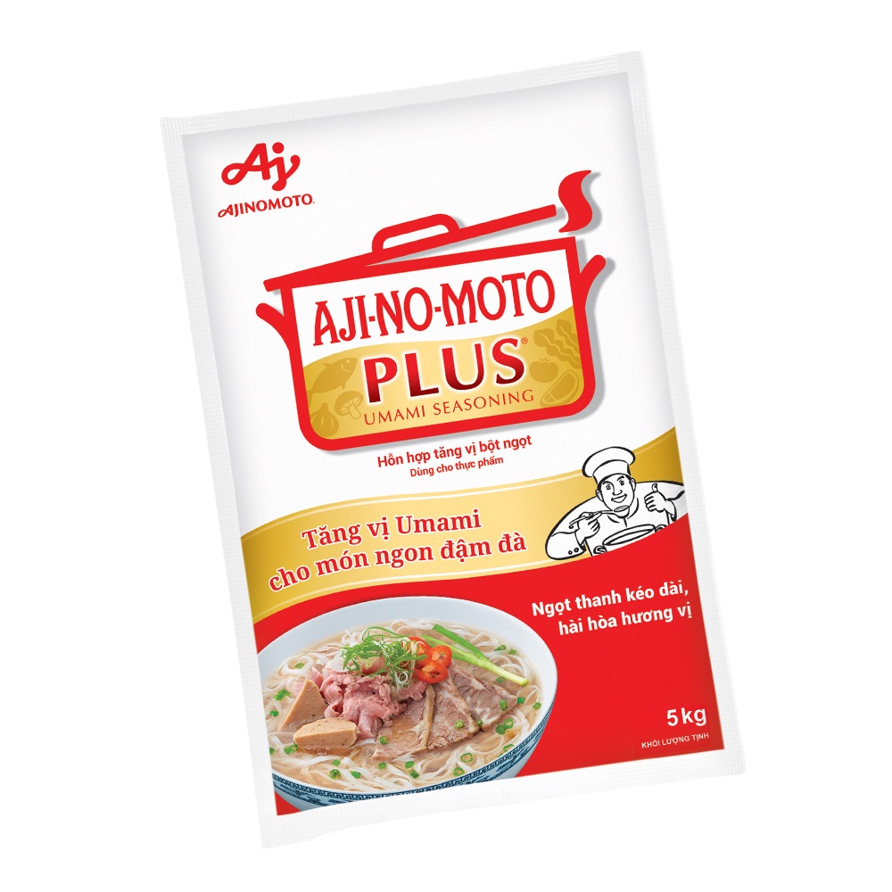 Hỗn hợp tăng vị bột ngọt aji-no-moto plus 5kg bịch - ảnh sản phẩm 3