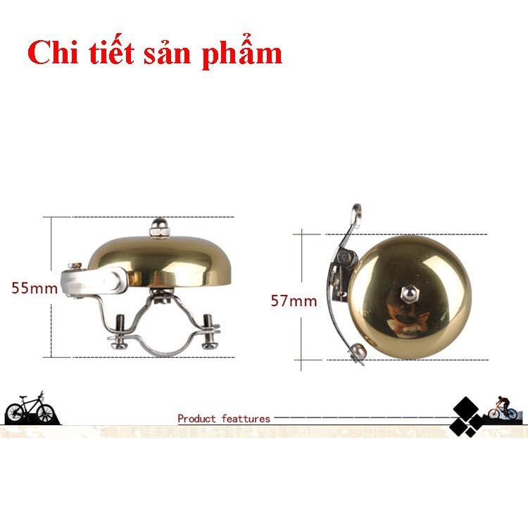 Chuông xe đạp cổ - LD02