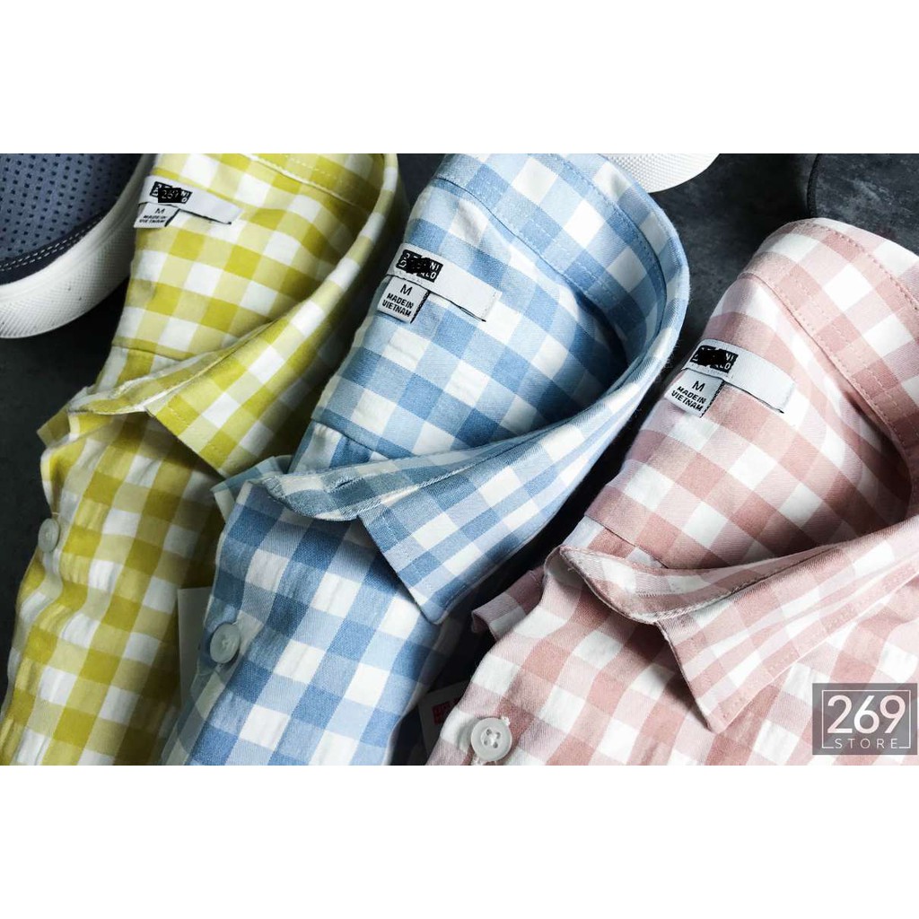 ÁO SƠ MI NGẮN TAY NAM LINEN VNXK CARO NHỎ FULL MÀU CỰC TRẺ TRUNG [HÌNH THẬT 100%] | BigBuy360 - bigbuy360.vn