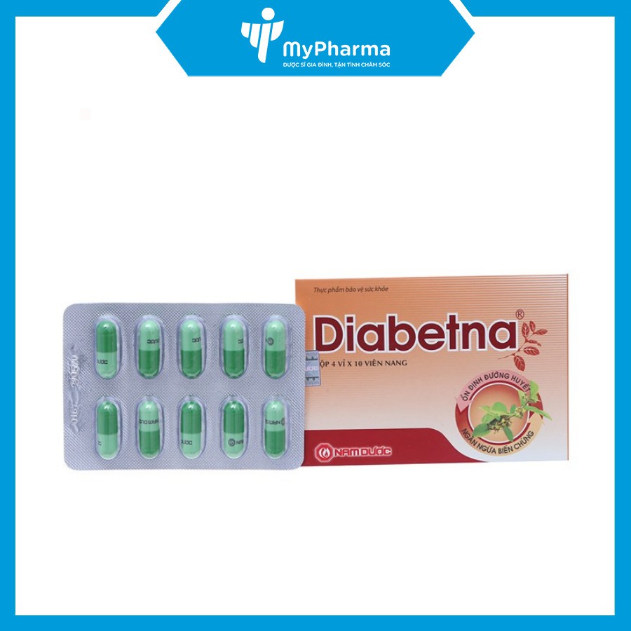 Viên tiểu đường DIABETNA [date mới nhất]