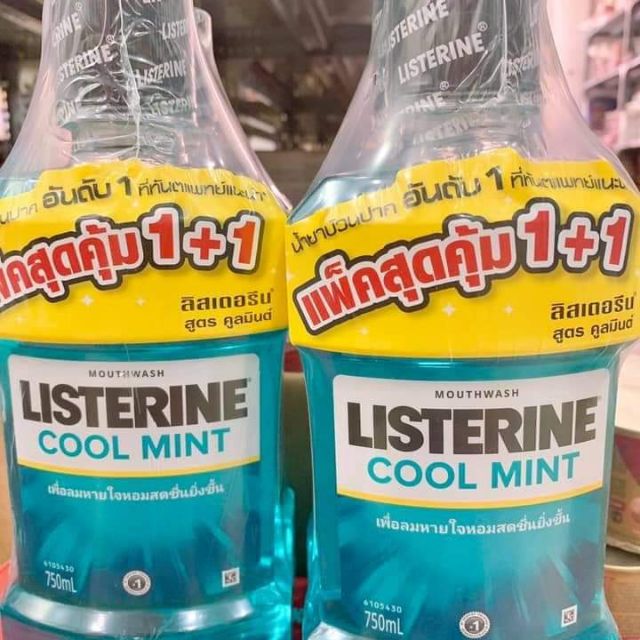 Xúc miệng Listerin Thái lan chai 750ml