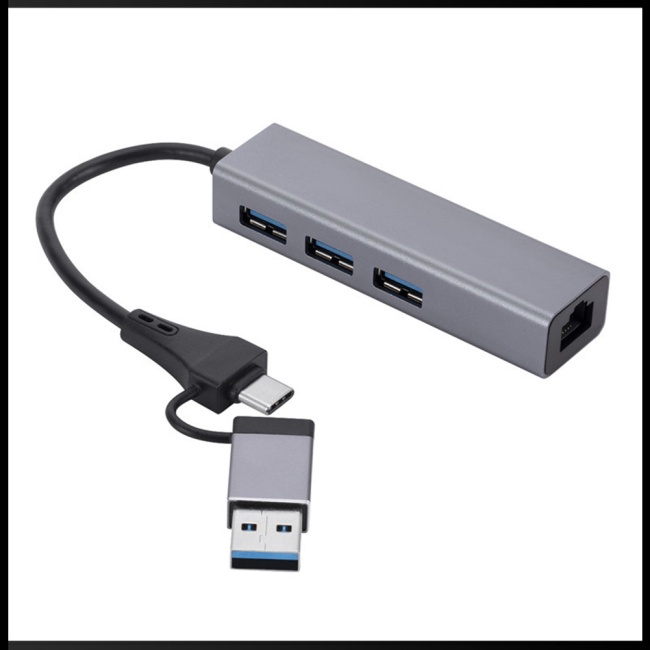 Bộ Chia 3 Cổng Usb 3.0 Gigabit Ethernet Ethernet Sang Rj45 Lan Port 3.0