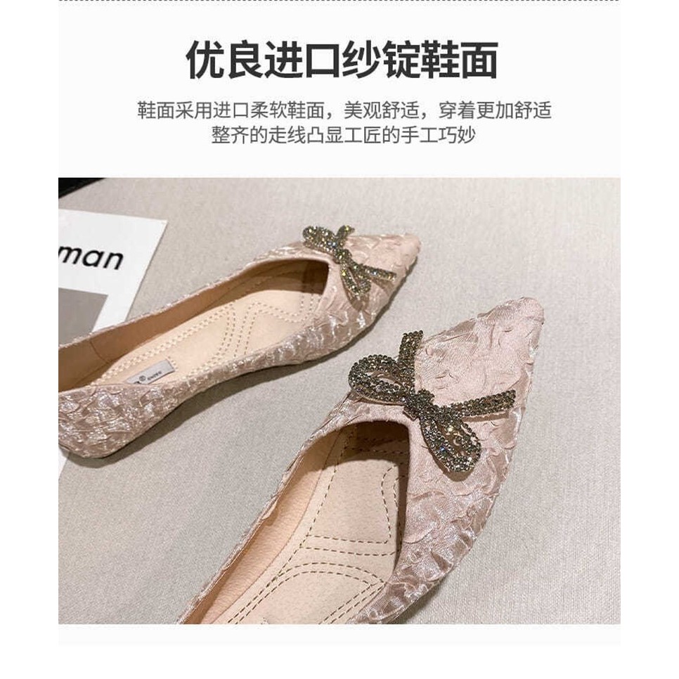 Giày Búp Bê Mũi Nhọn Thời Trang Thanh Lịch Dành Cho Nữ | BigBuy360 - bigbuy360.vn