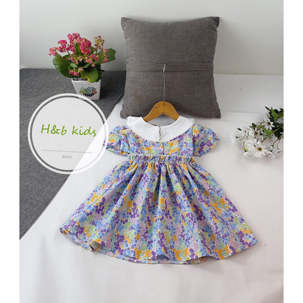 váy hoa côc tay nhí siêu cute cho bé gái 8-17kg - Chuyên sỉ