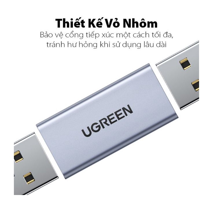 Đầu nối dài USB 3.0 Ugreen 20119  ( 2 đầu âm )