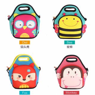 Túi đeo chéo cho bé trai, bé gái Lock&Lock xinh iu hoạ tiết hoạt hình ngỗ nghĩnh