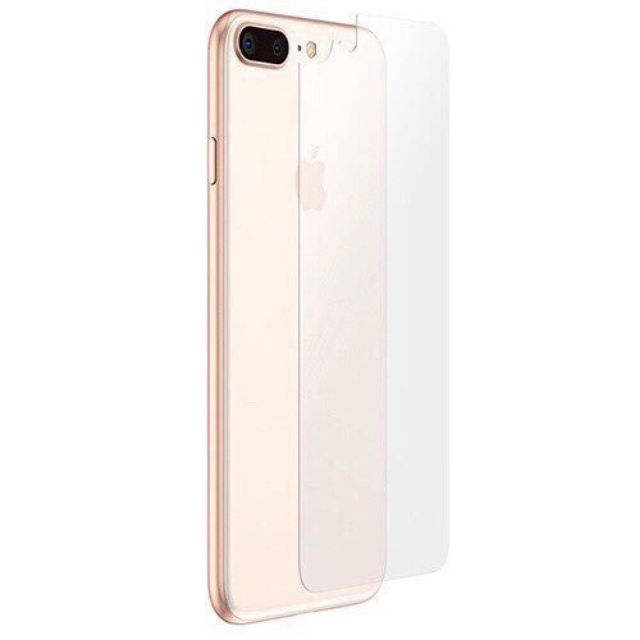 Kính cường lực 9H mặt sau iphone 7 plus / 8 plus ( trong suốt)