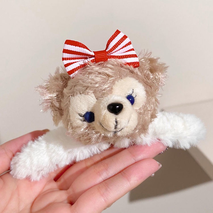 Kẹp Tóc Lông Nhung Dễ Thương Xinh Xắn Thời Trang Thu Đông Cho Nữ