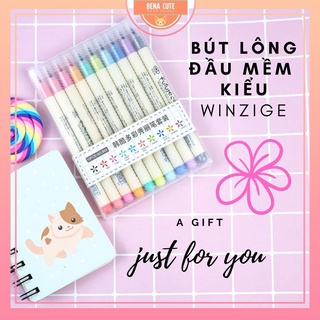 Bút màu viết thư pháp đầu mềm future line