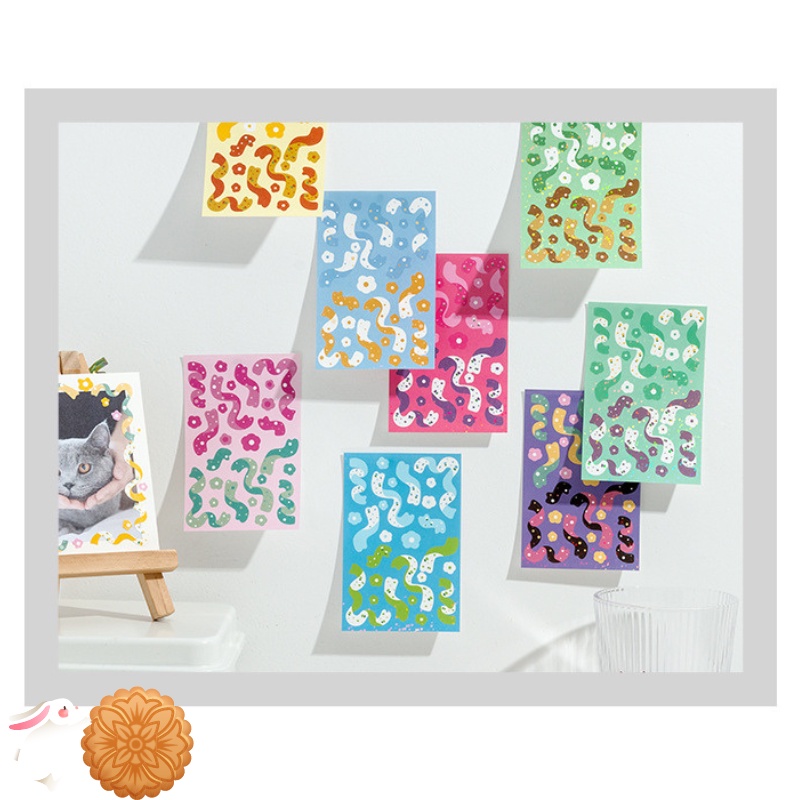 Sticker Ruy Băng Kim Tuyến Lấp Lánh Trang Trí Sổ Tay Take Note Bullet Journal