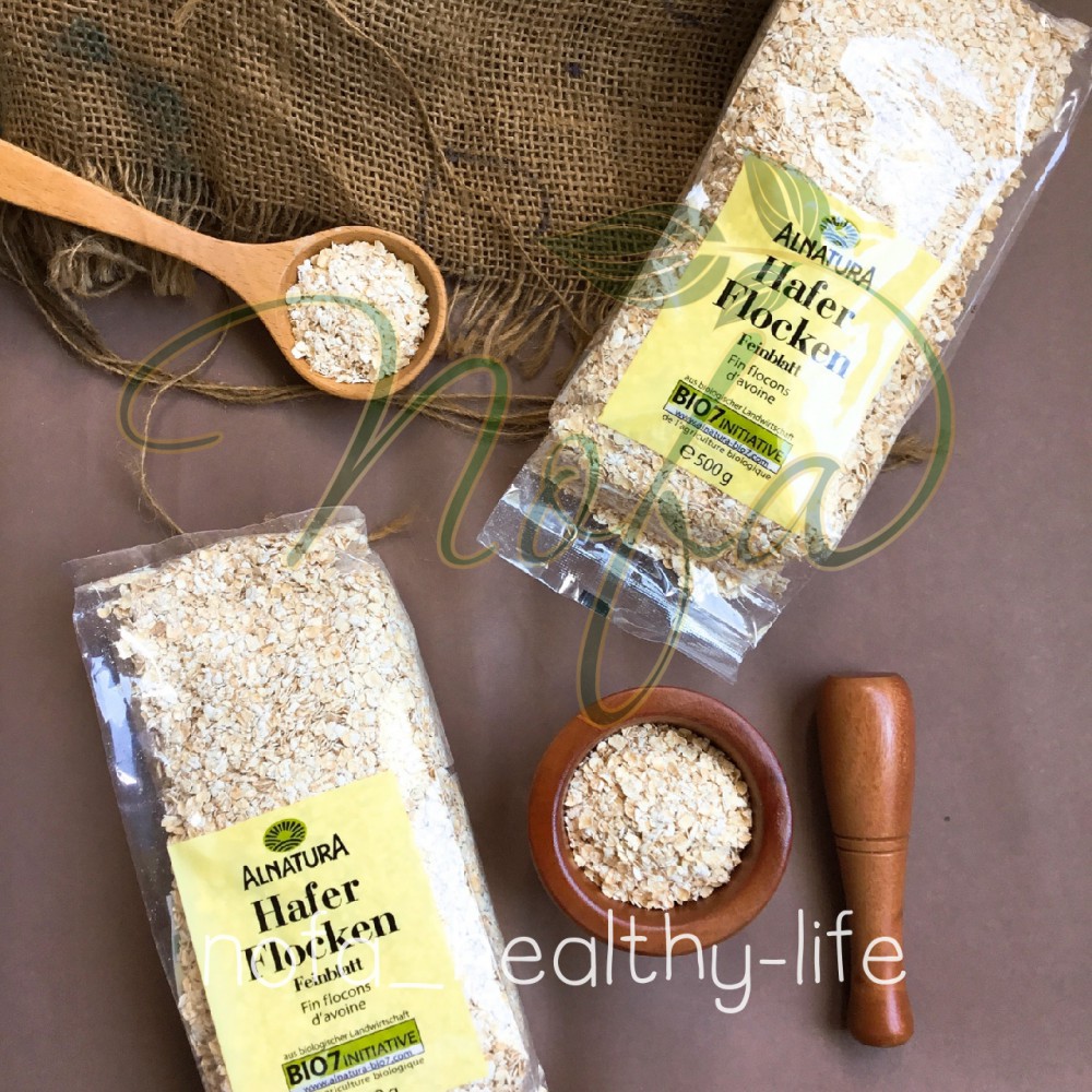 Yến mạch giảm cân Cán Dẹt & Cán Vỡ Hafer Flocken 500gr, 5 phút ăn liền NOFA | BigBuy360 - bigbuy360.vn