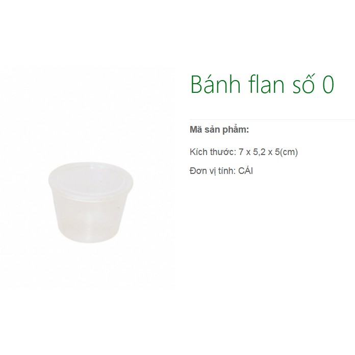 hủ bánh flan 50c