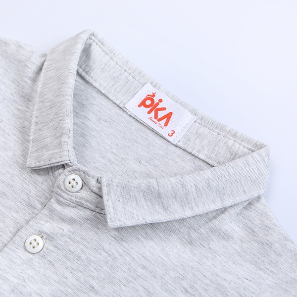 Áo Polo bé trai  -Pika kids- Áo có cổ cho bé trai chất liệu cotton in ff - Quần áo trẻ em từ 22-40 kg