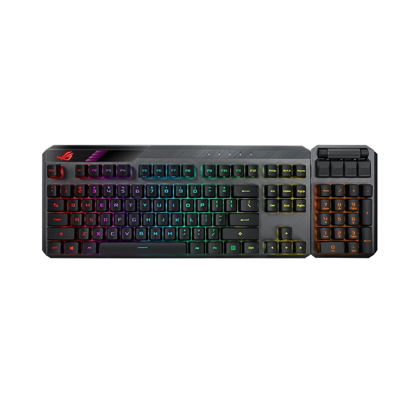 Bàn phím cơ mini máy tính không dây có dây chơi game gaming cao cấp giá rẻ bluetooth Asus ROG Claymore II 48987