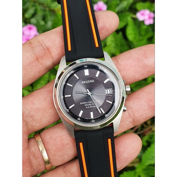 Đồng hồ nam Reguno - Citizen chính hãng, hàng si, pin năng lượng
