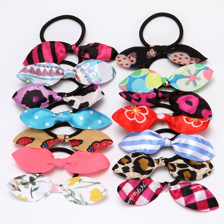 1 Dây Buộc Tóc Tai Thỏ Dễ Thương Cho Nữ