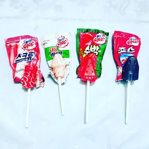 KẸO MÚT LOLLIPOP ICE LOTTE GÓI 132G