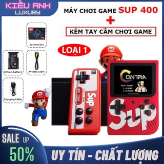 Máy Chơi Game Cầm Tay Sup Mini 400 Trò Chơi màn Hình LCD - Kèm Tay Cầm Chơi 2 Người - Bảo Hành 6 Tháng