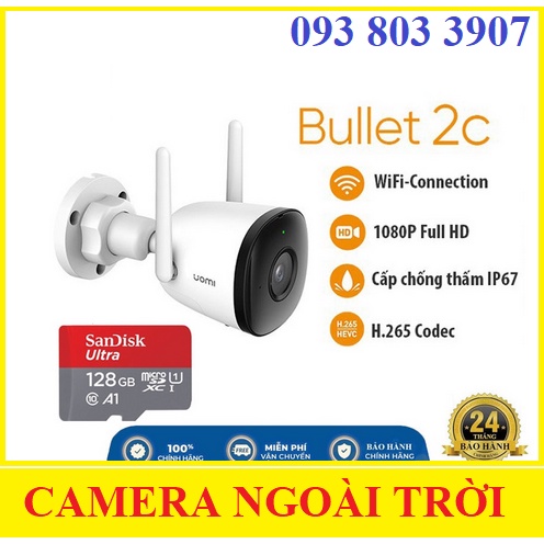 Camera quan sát Wifi ngoài trời IMOU IPC-F22P  - MỚI 2022