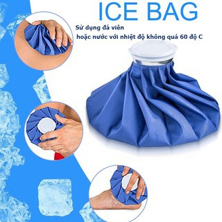 Túi chườm đá lạnh size lớn 22,5 cm, Hỗ trợ giảm chấn thương khi vận động, chơi thể thao, đá bóng ( Giao mầu ngẫu nhiên)