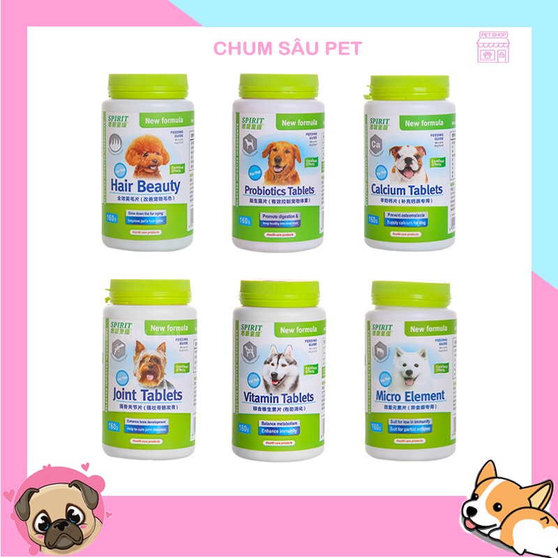 [Mã 55FMCGSALE1 giảm 10% tối đa 40K đơn 250K] 1 Lọ Canxi Sữa Dê Cung Cấp Dinh Dưỡng Cho Chó Mèo