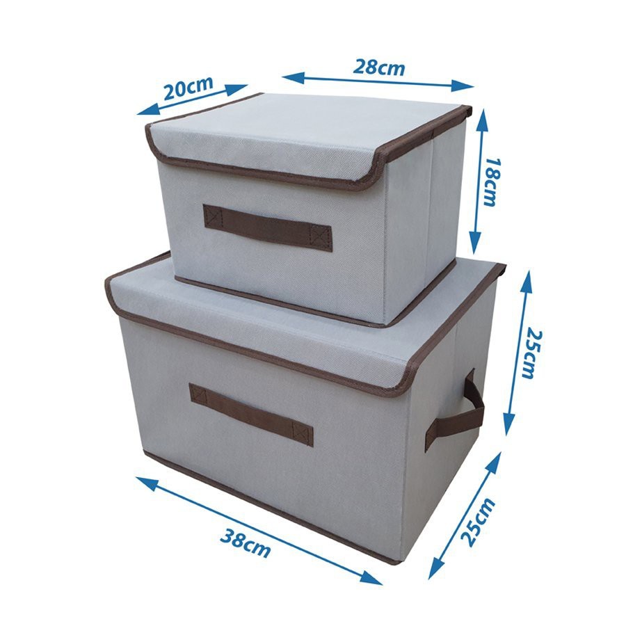 [Hàng VN- gói tiết kiệm] Sét 5 hộp đựng quần áo, tất, đồ lót tiện gọn dễ tìm (Storage Box)