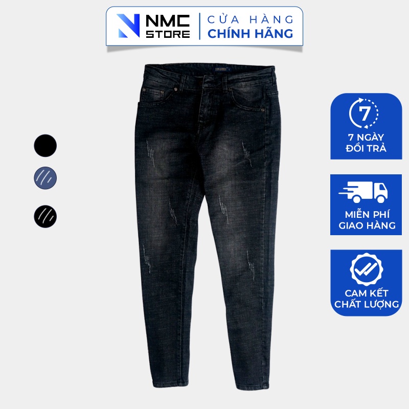 Quần Jean Nam Ống Côn Form Regular Co Dãn Thoải Mái - NMC STORE
