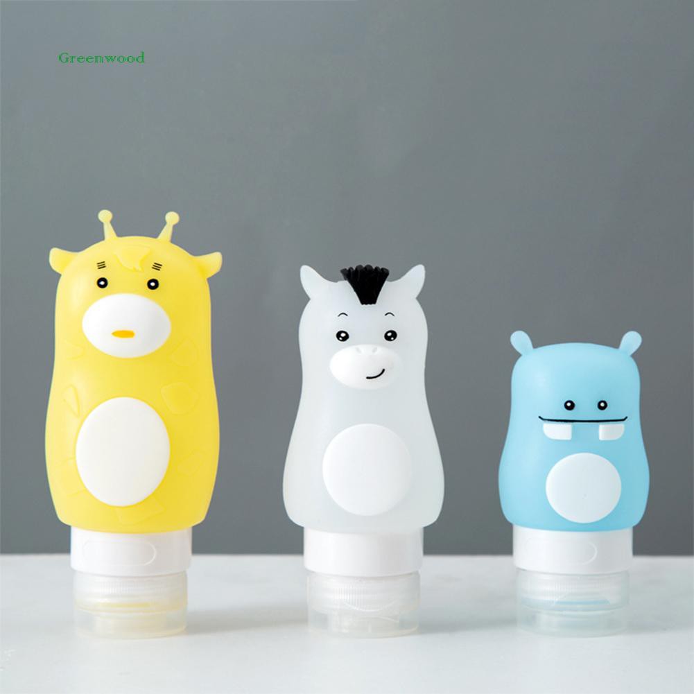 Chai đựng dầu gội/mỹ phẩm tiện lợi khi đi du lịch kiểu dáng động vật dễ thương