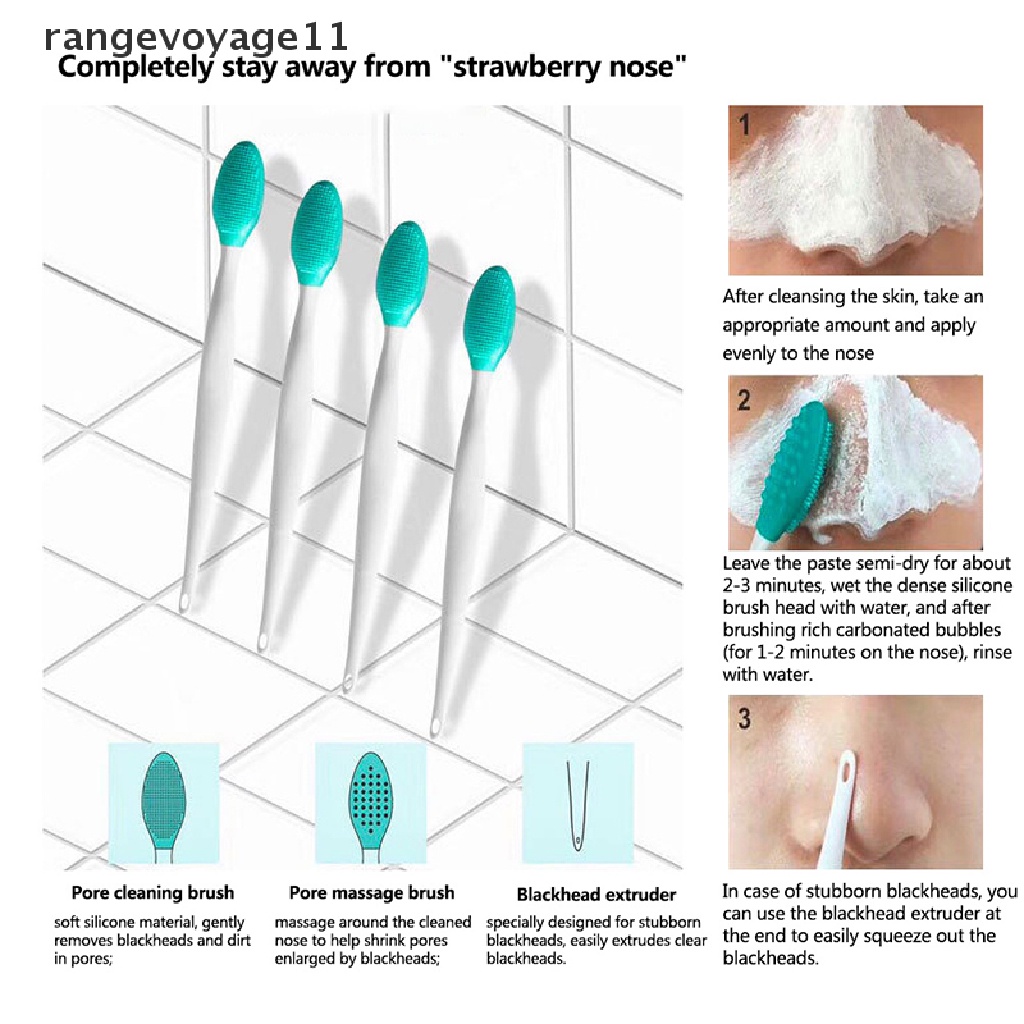 [Hàng mới về] Cọ silicone tẩy tế bào chết chuyên dùng cho mũi