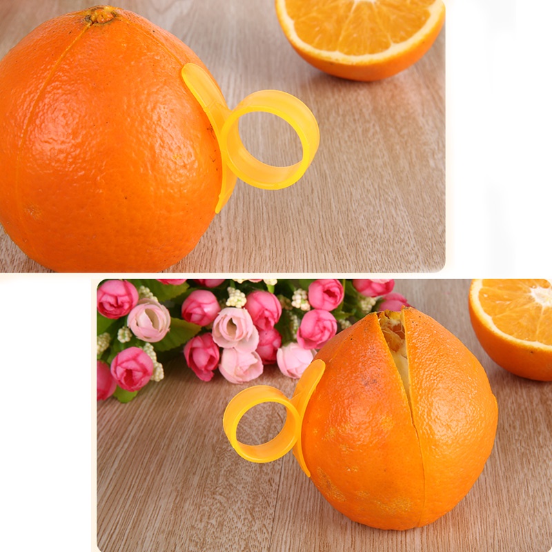 Dụng cụ gọt vỏ cam bằng nhựa Zesters Chanh Bưởi Trái cây Cắt lát Mở Dụng cụ nhà bếp Màu sắc ngẫu nhiên