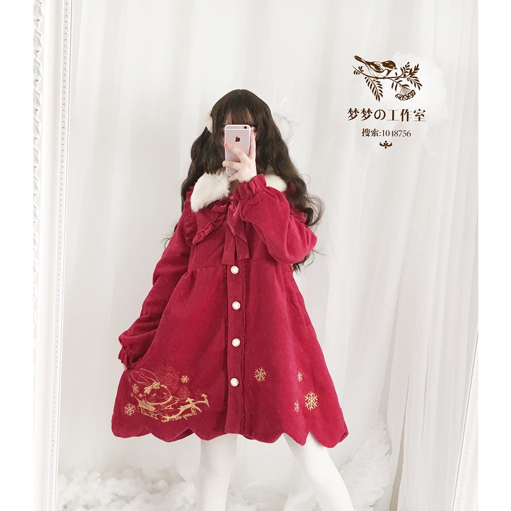 Áo khoác dạ lolita hàng thiết kế | BigBuy360 - bigbuy360.vn